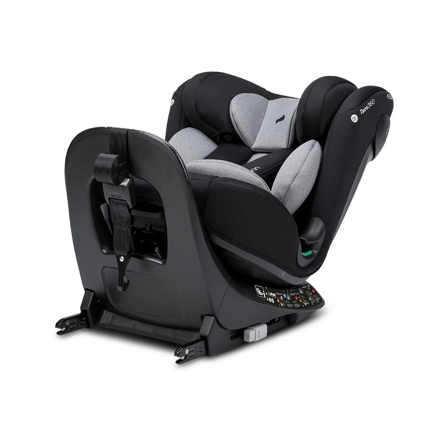 Osann Taos360 ECE R129/04 Car Seat - Black Grey