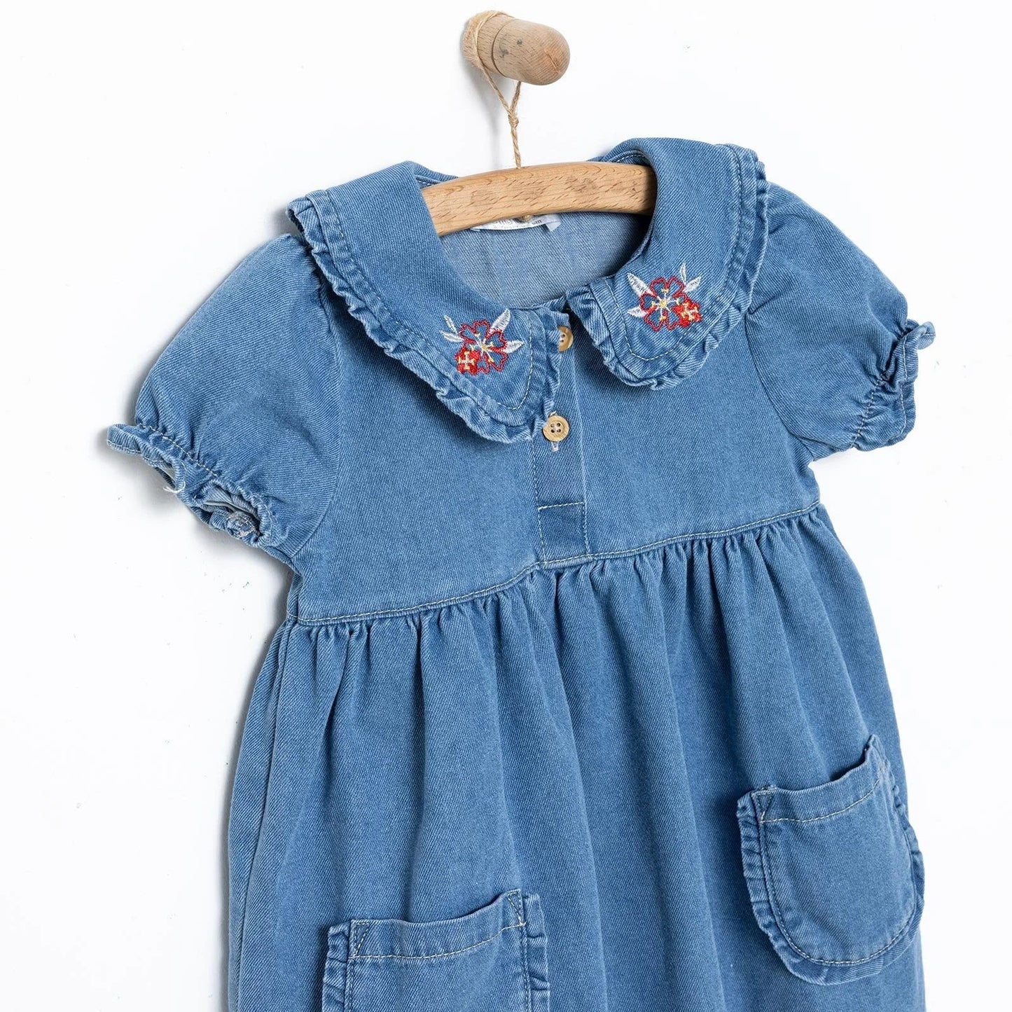 HelloBaby Spring Memories Girl Dress - Indigo
