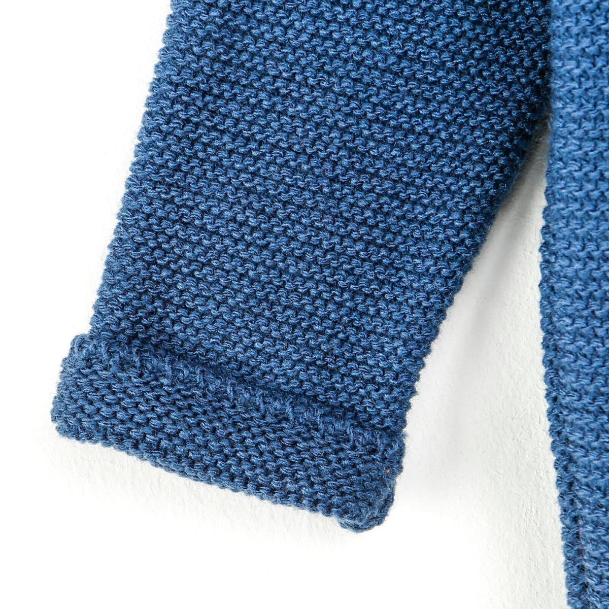 HelloBaby Basic Baby Boy Knit Cardigan - Indigo