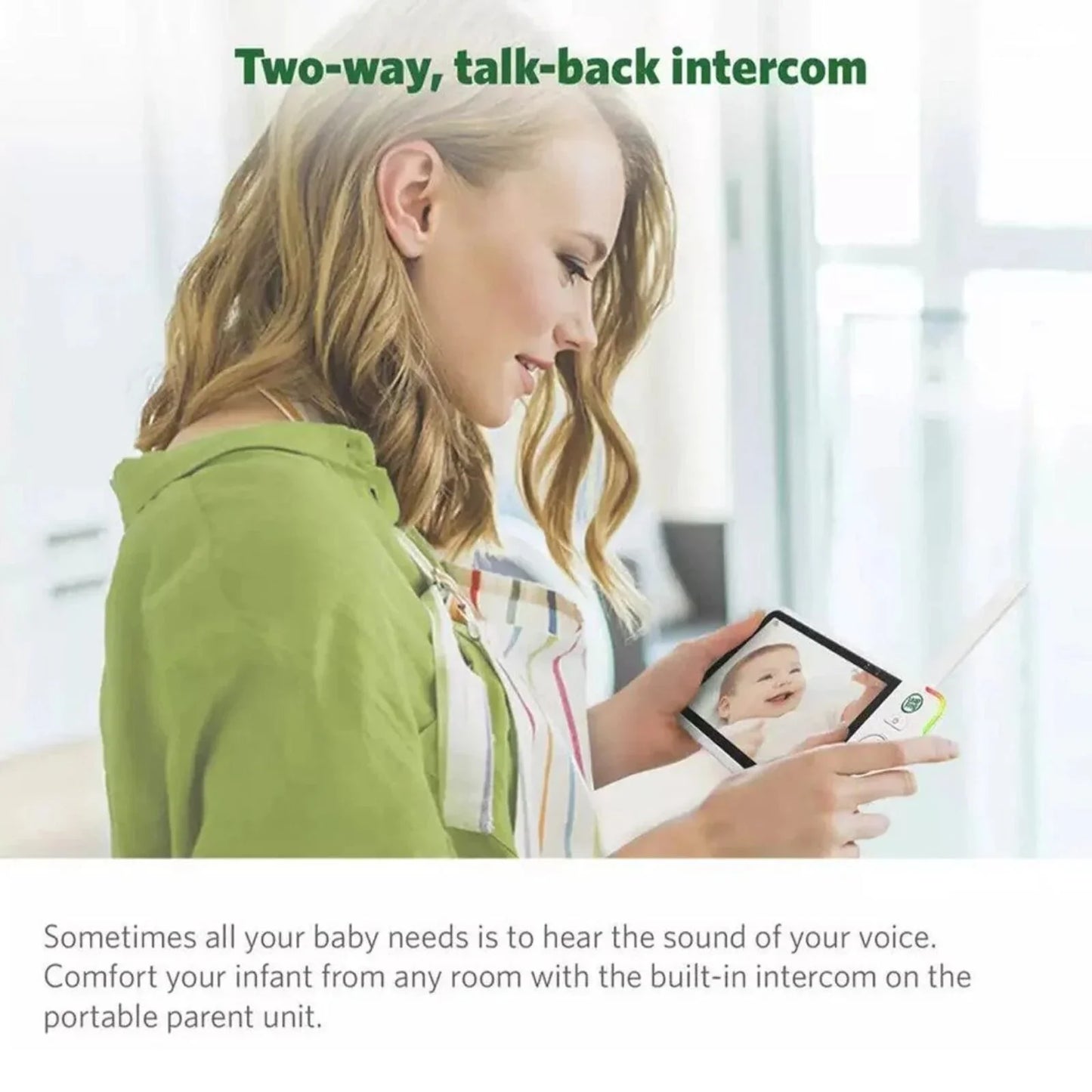 LeapFrog LF2936FHD Touch Screen Wi-Fi Smart Baby Monitor 5.5" 1080p Full HD Colour Display