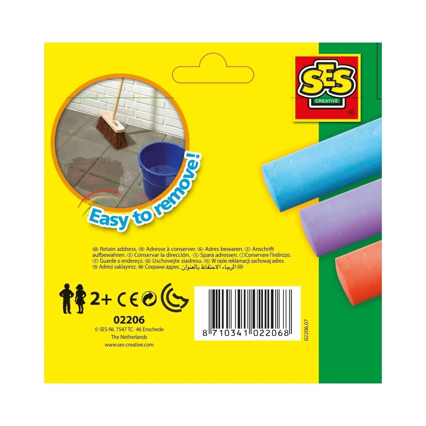 SES Creative Playground Chalk 6 pcs