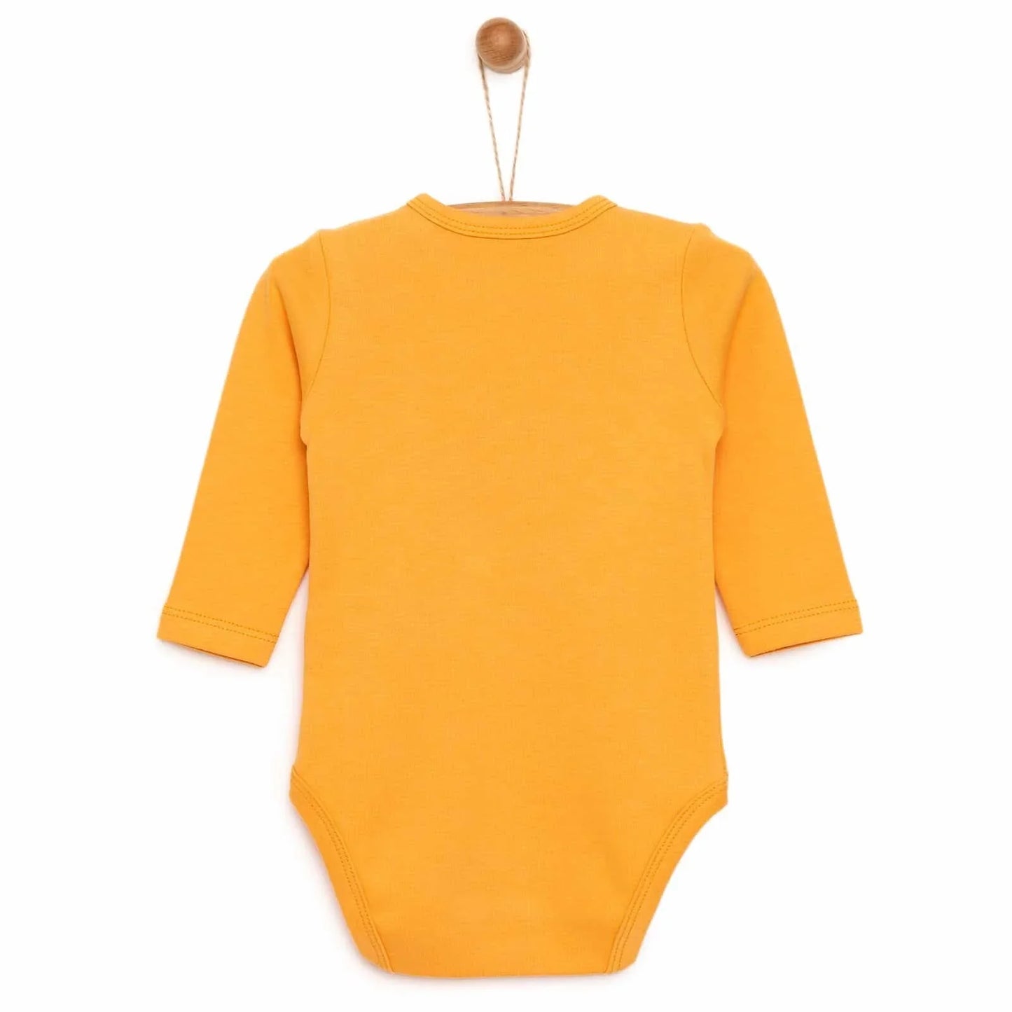 HelloBaby Boy Long Sleeve Bodysuit - Orange