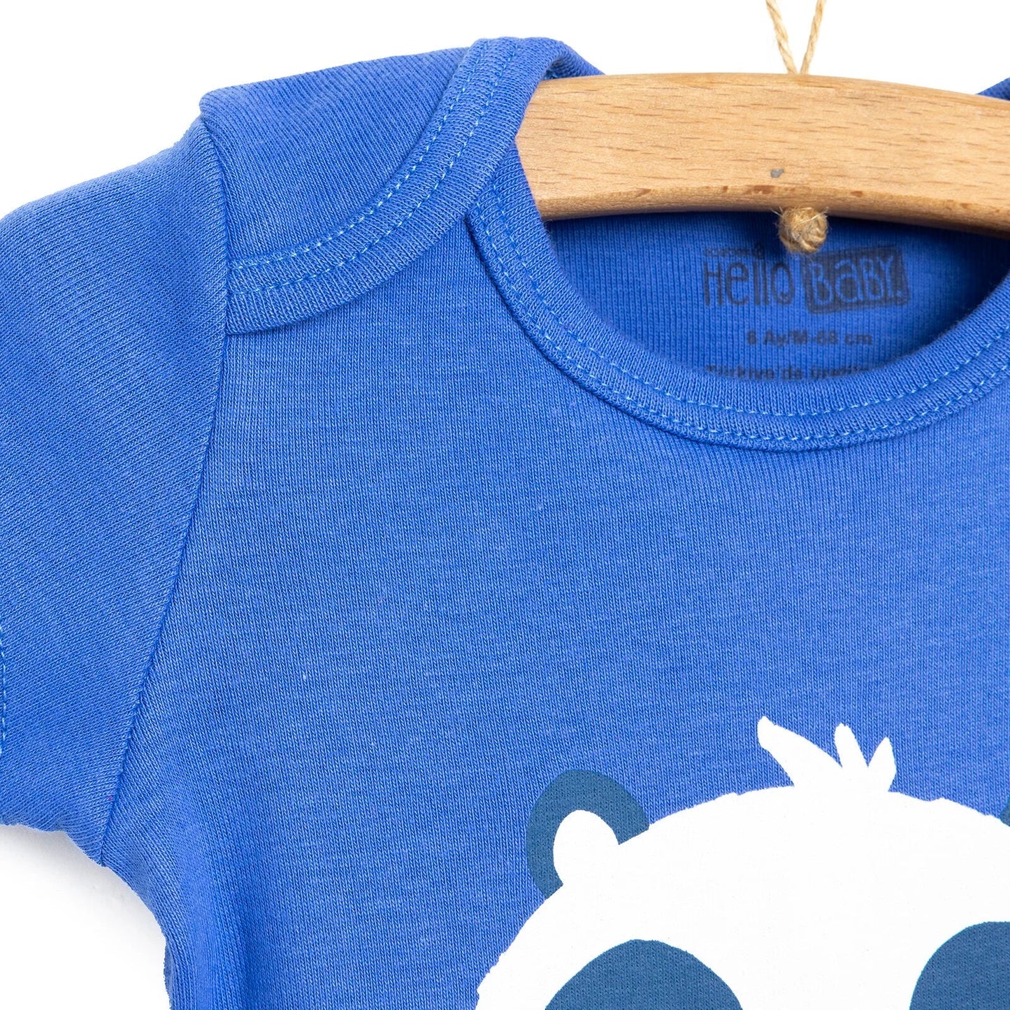 HelloBaby Short Sleeve Bodysuit - Dark Blue