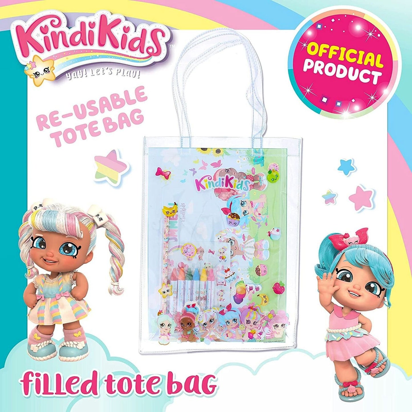 Kindi Kids Filled Tote Bag