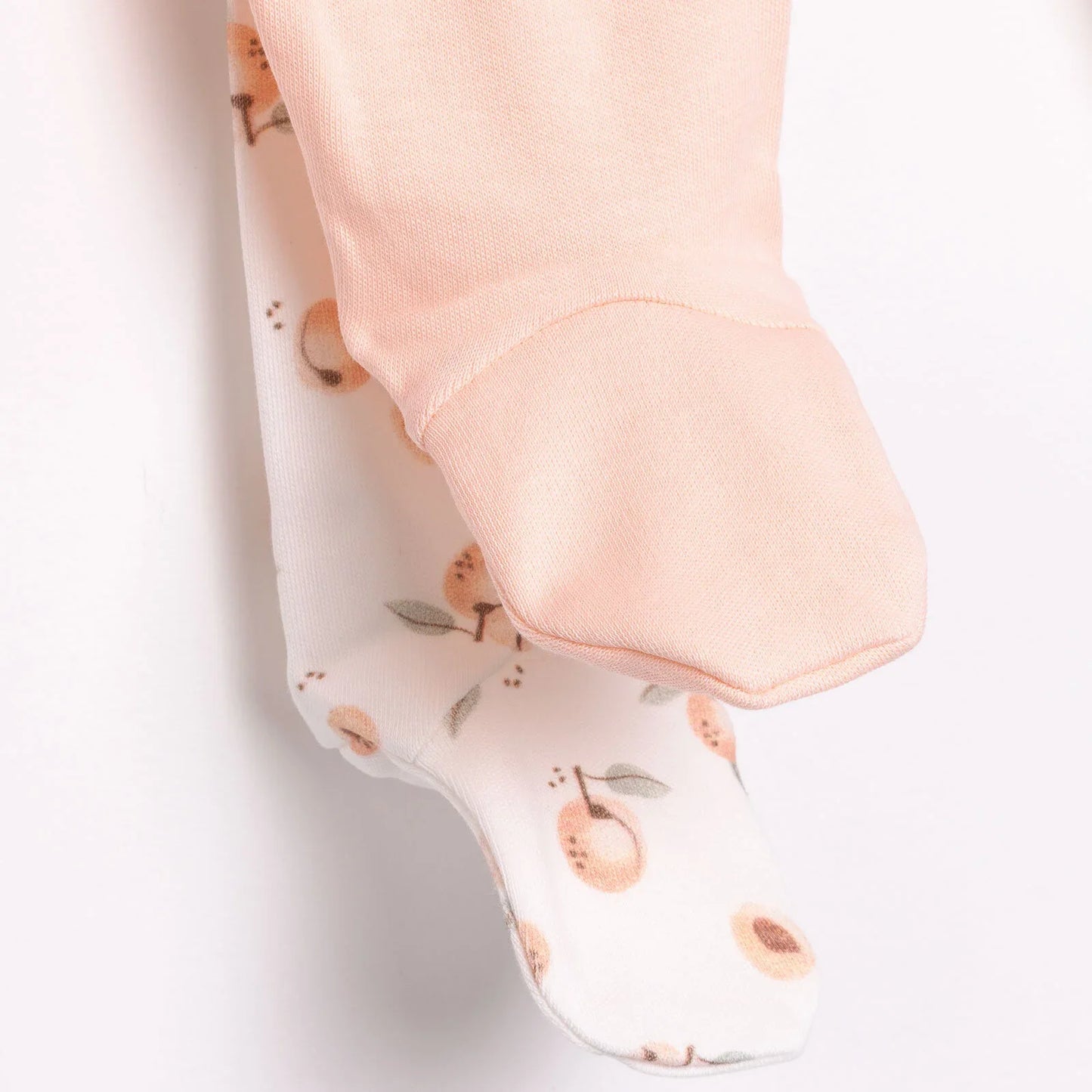 Tiffany 2 Piece Footed Bottom - Pink