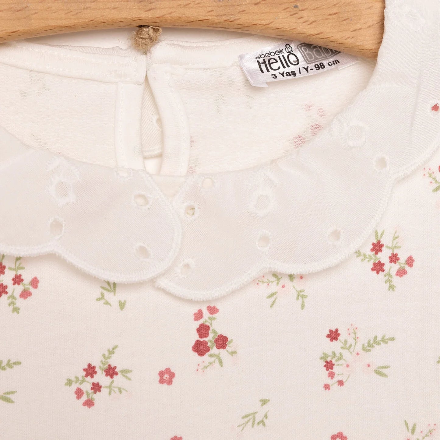 HelloBaby Baby Girl Winter Fairytale Sweatshirt - Ecru