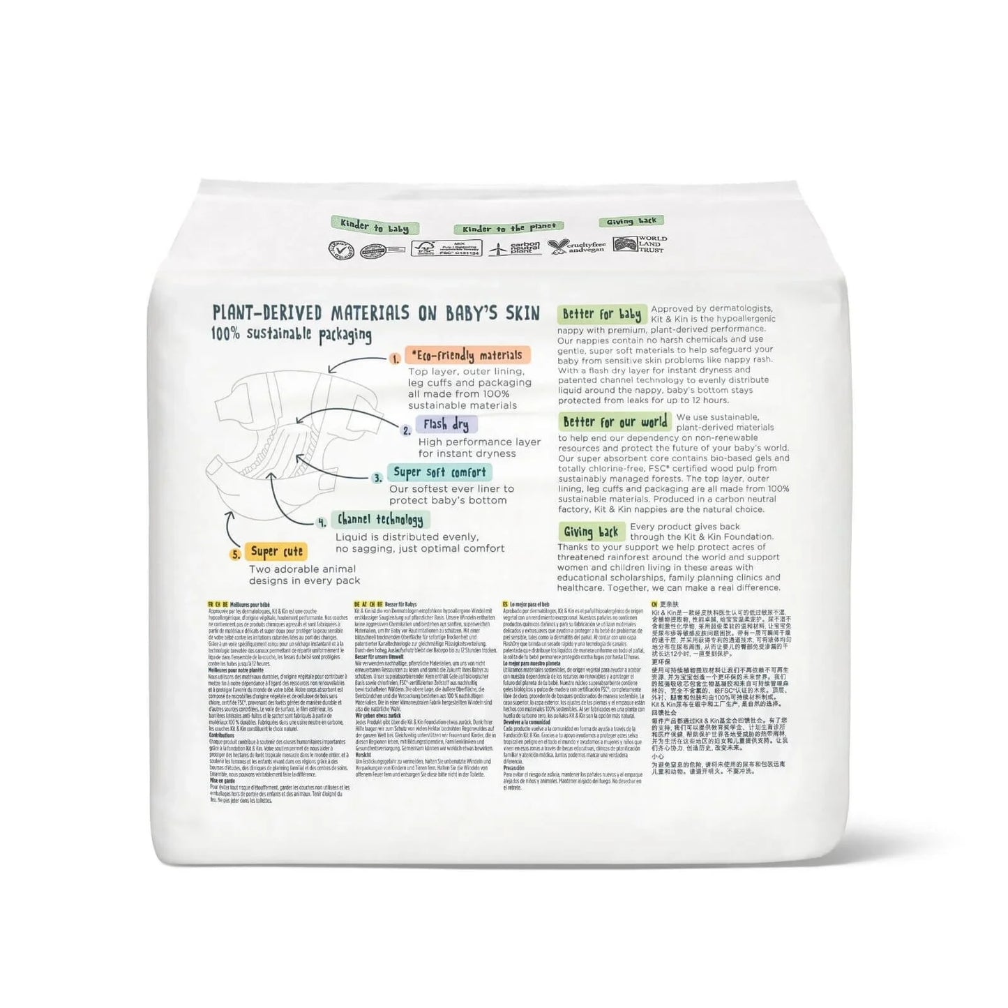 Kit & Kin Nappies Size 4 - 32 nappies