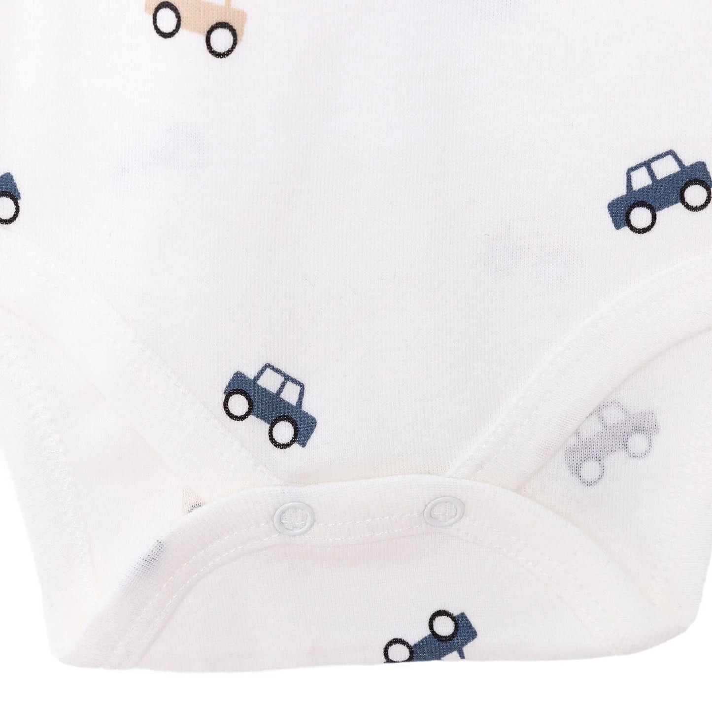 HelloBaby Boy Long Sleeve Bodysuit - Ecru