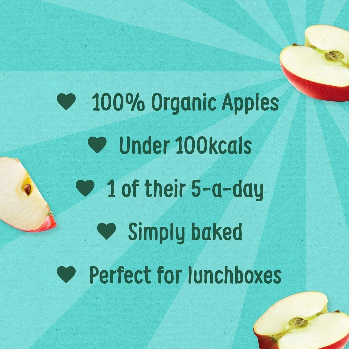 Organix Kids Wavy Apple Snackers 15g