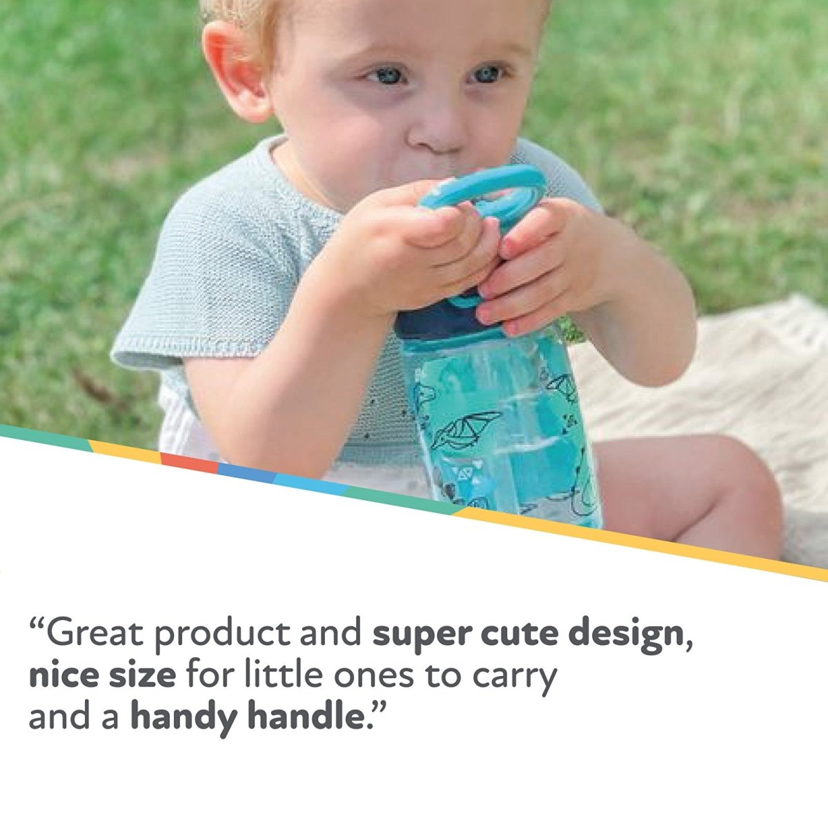 Nuby Incredible Gulp 18+ months 360ml Pack of 2 - Multicolour