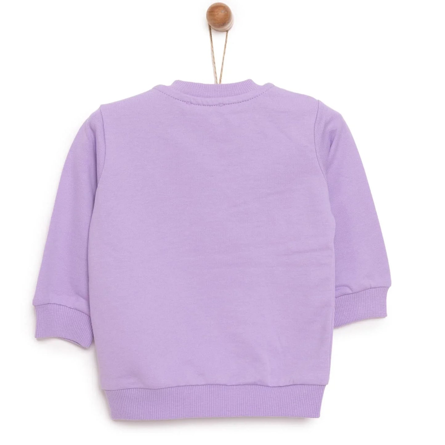 HelloBaby Baby Girl Unicorn Printed Sweatshirt - Purple