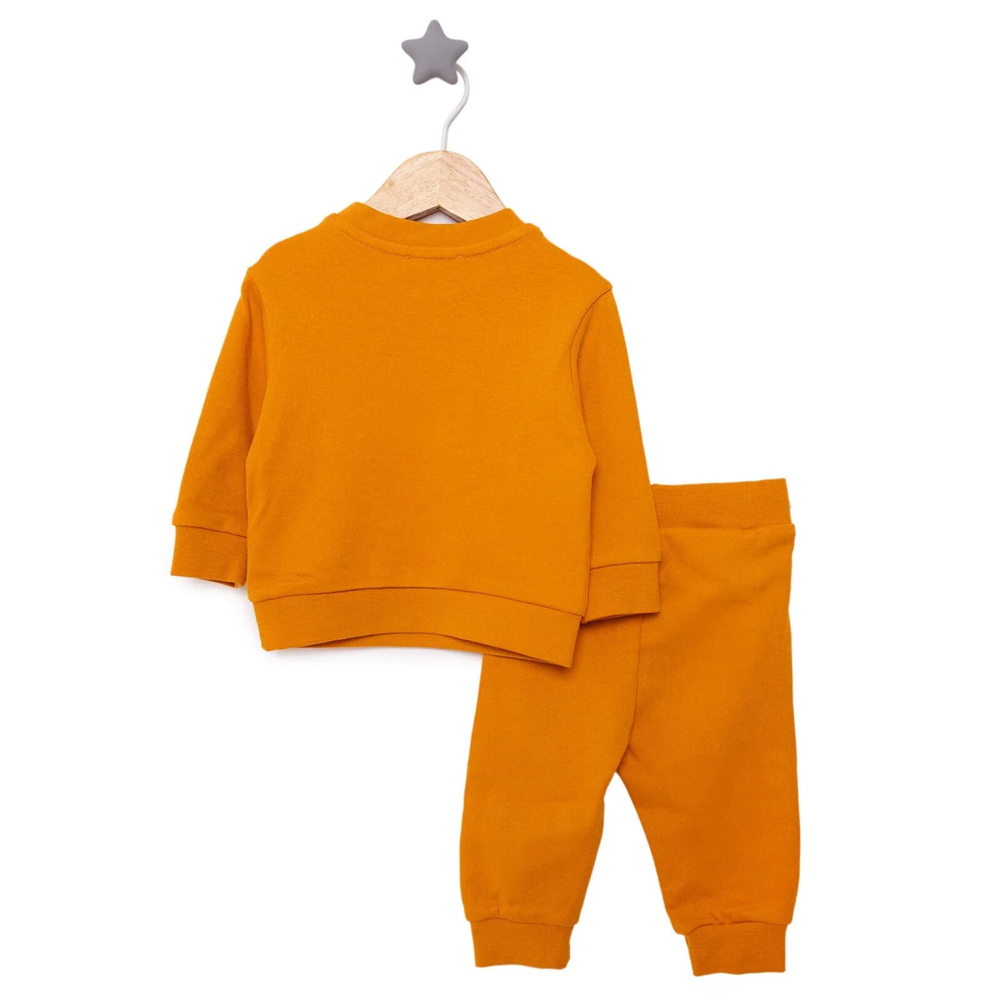 HelloBaby Basic Boy Bear Printed Jogging - Ginger