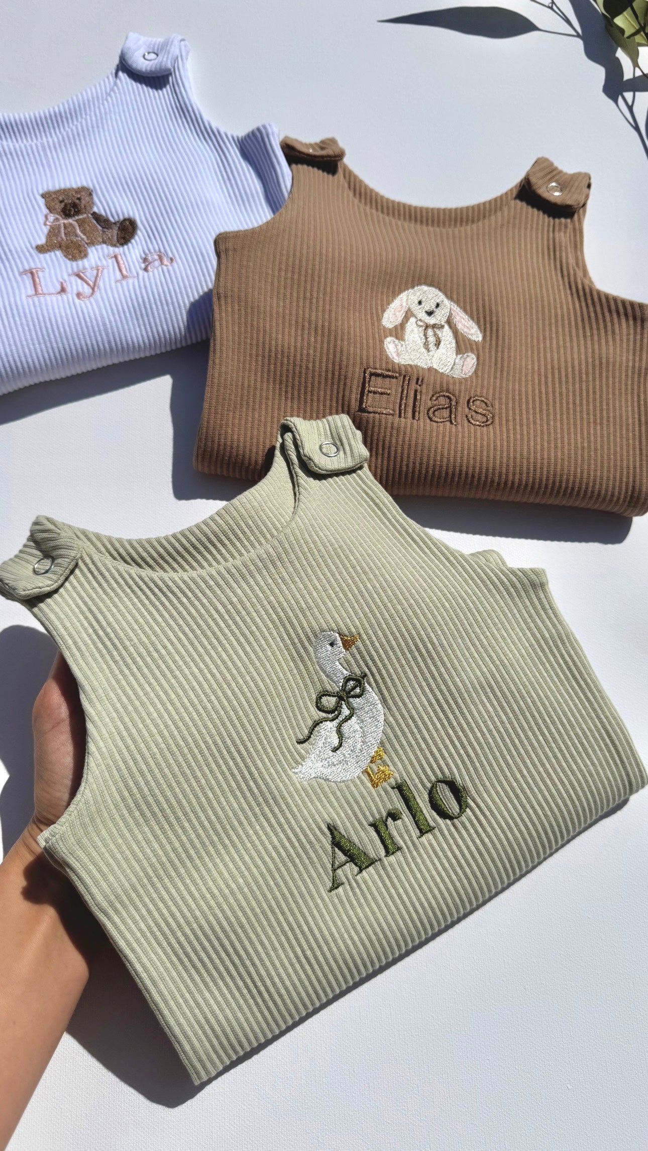 Animal Theme Personalised Dungarees-1