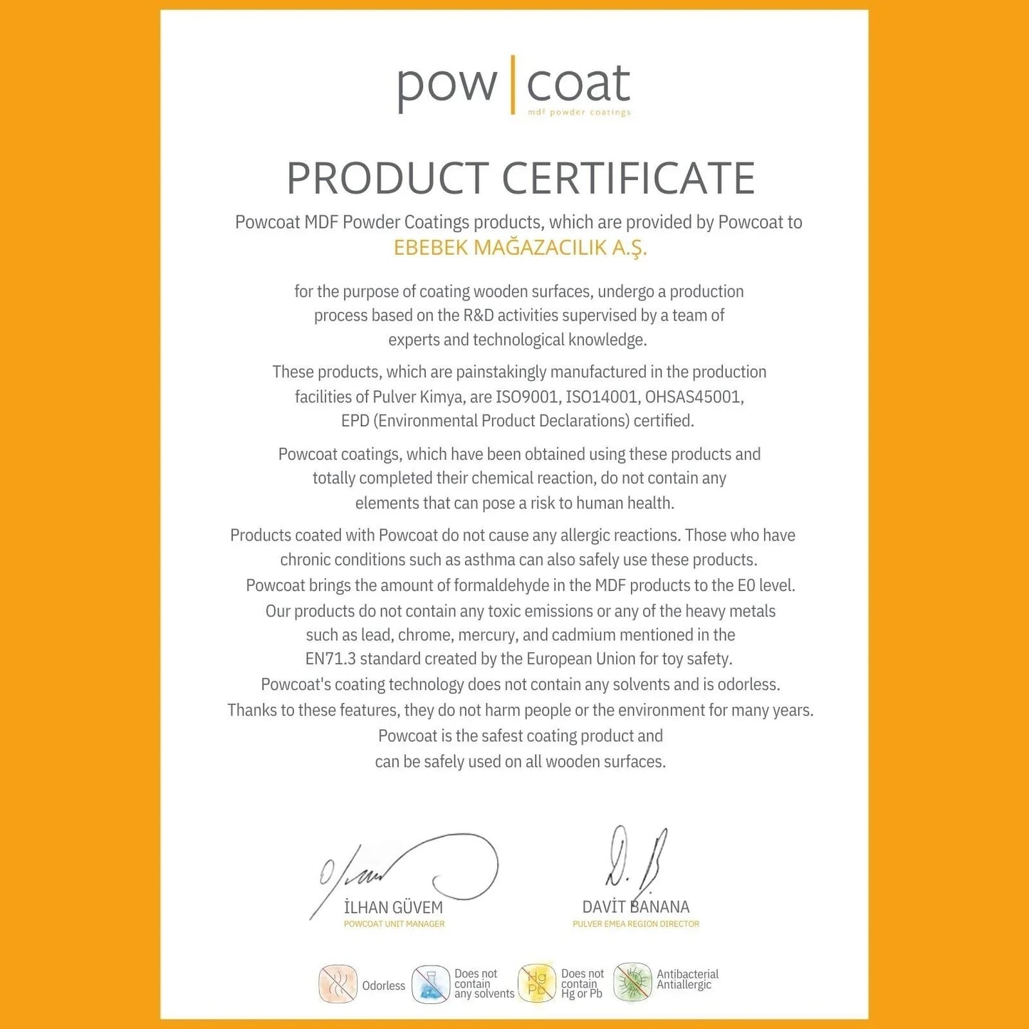 Caploonba Folding MDF Crib 60x120cm - White