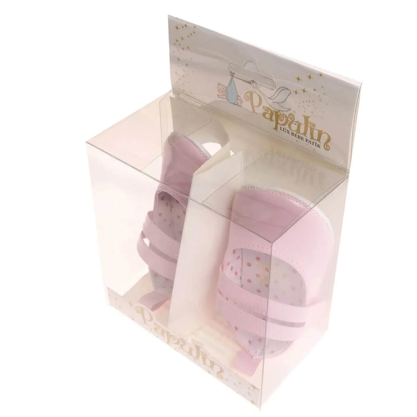 Papulin Baby Girl Booties - Light Pink