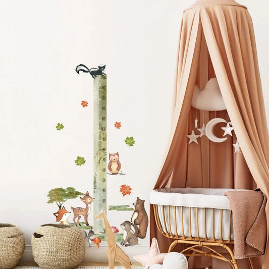 Live Vida Woodland Height Chart Sticker