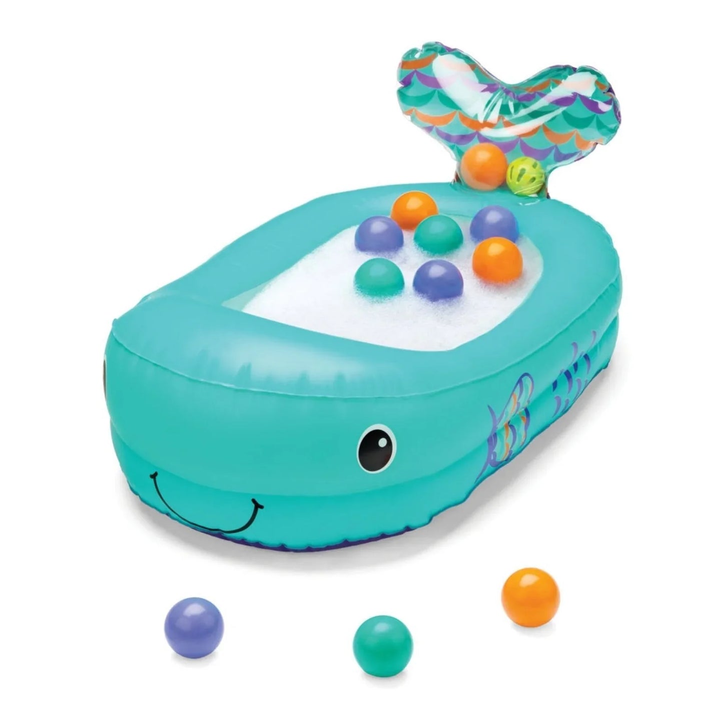 Infantino Whale Bubble Inflatable Bath Tub