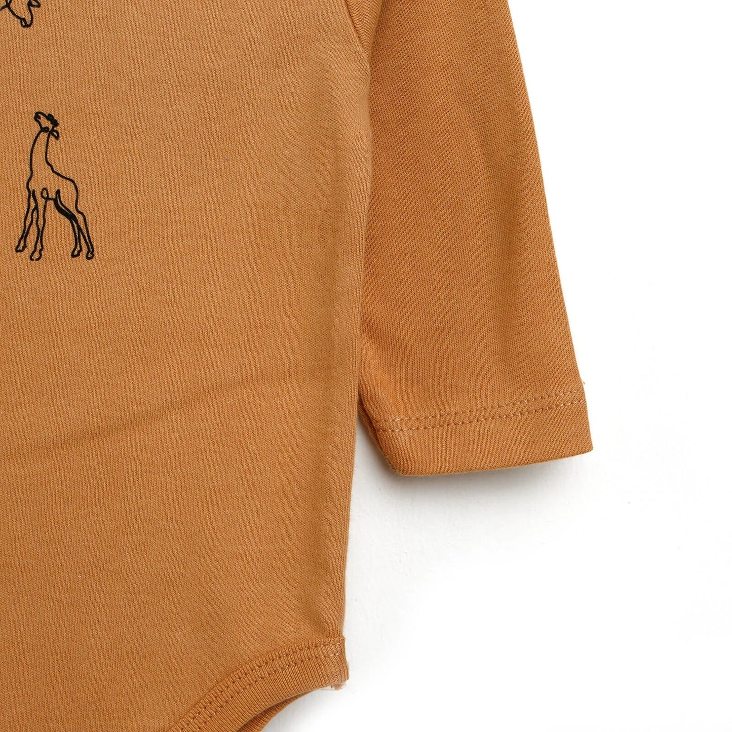 HelloBaby Long Sleeve Bodysuit - Nude