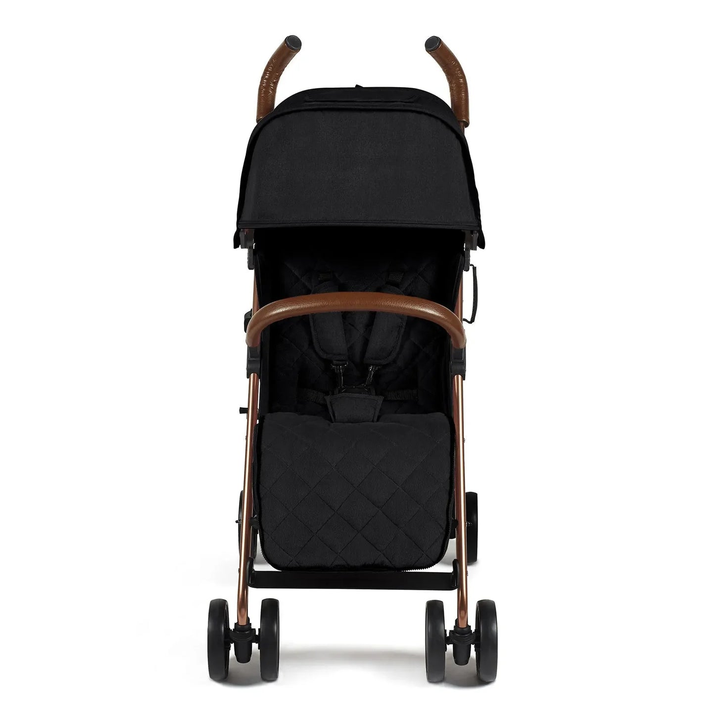 Ickle Bubba Discovery Prime Stroller Black on Rose