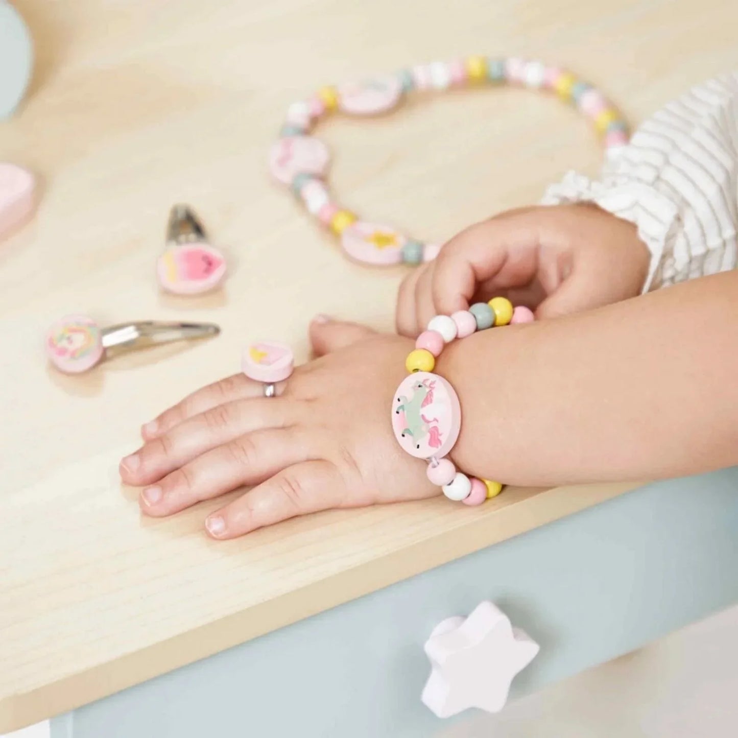 Janod Wooden Dressing Table - Unicorn