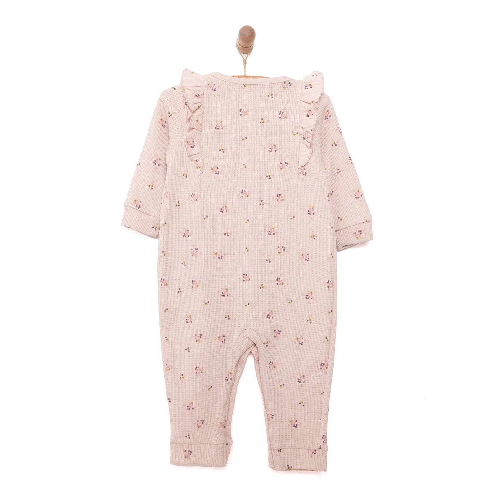 Cassiope Newborn Mini Flowers Jumpsuit - Salmon