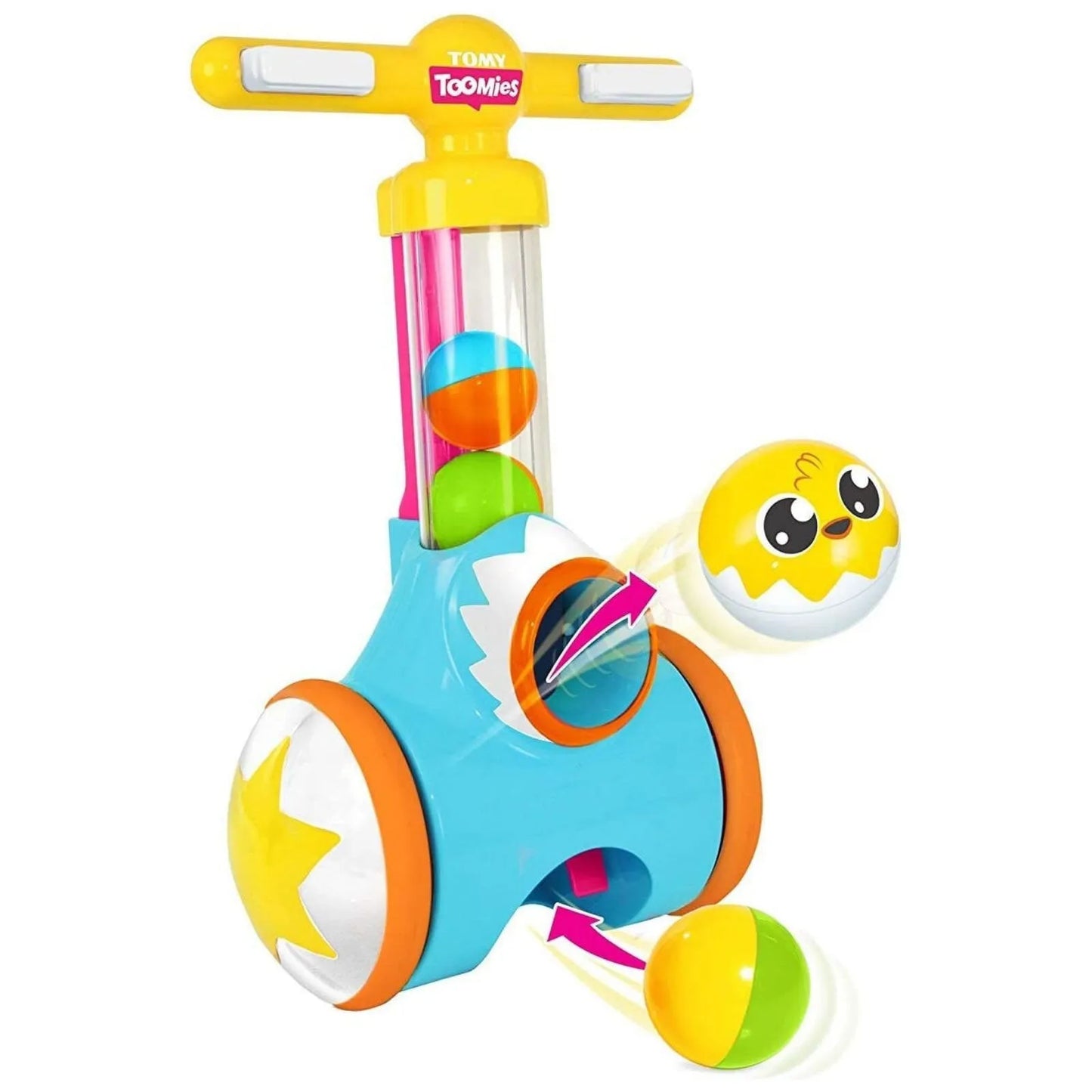 TOMY Toomies Pic and Pop Push Along Baby Toy