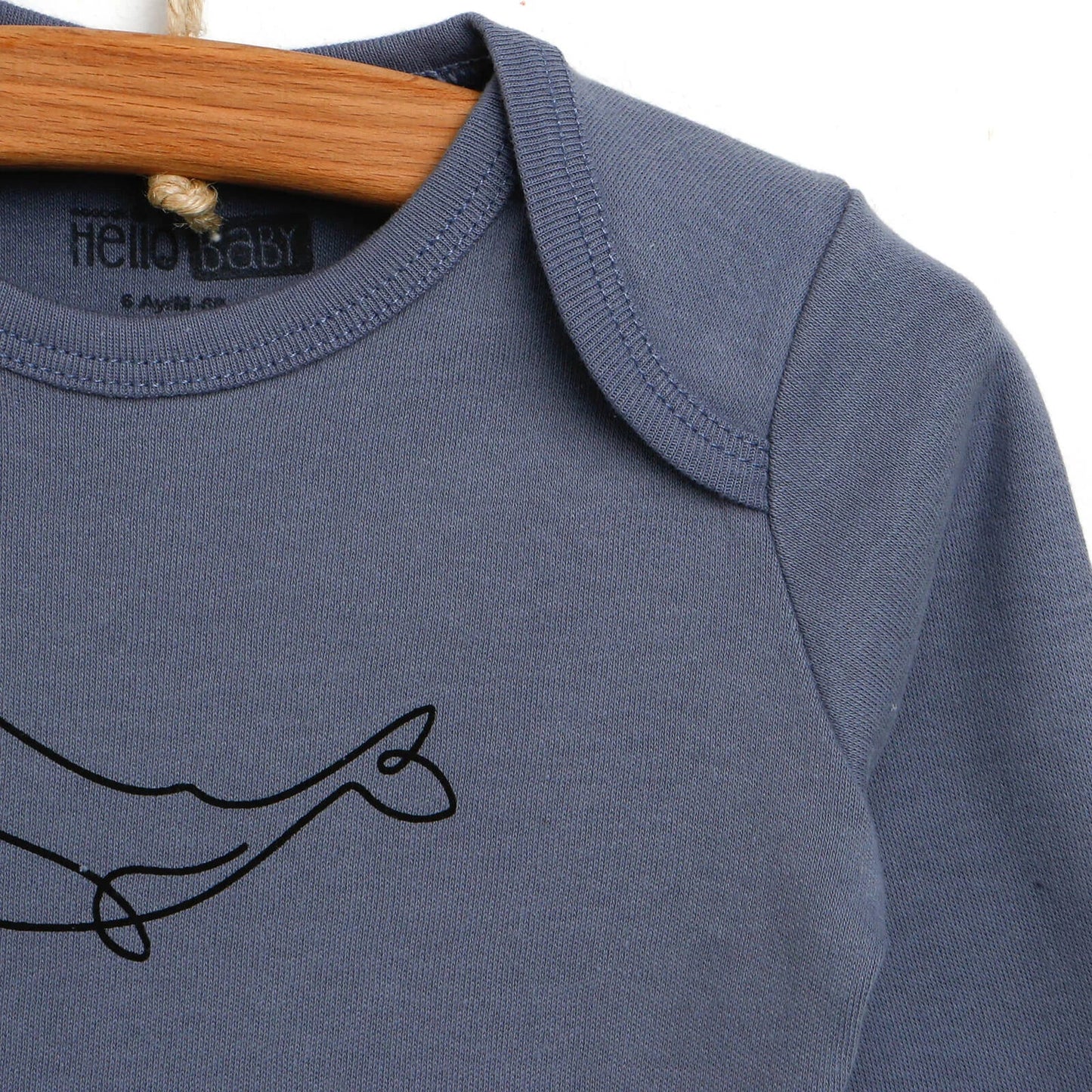 HelloBaby Long Sleeve Bodysuit - Purple