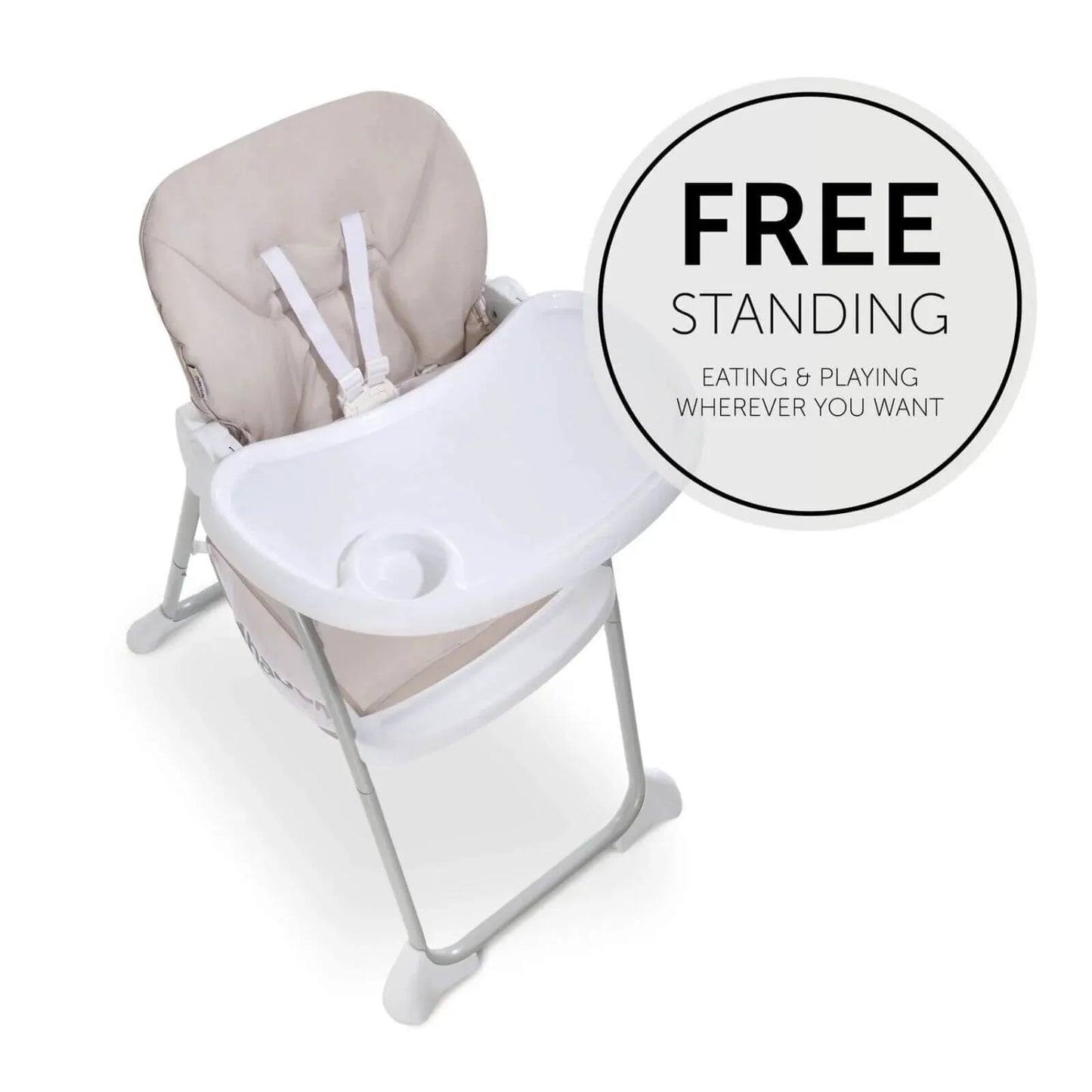 Hauck Sit N Fold Highchair - Beige