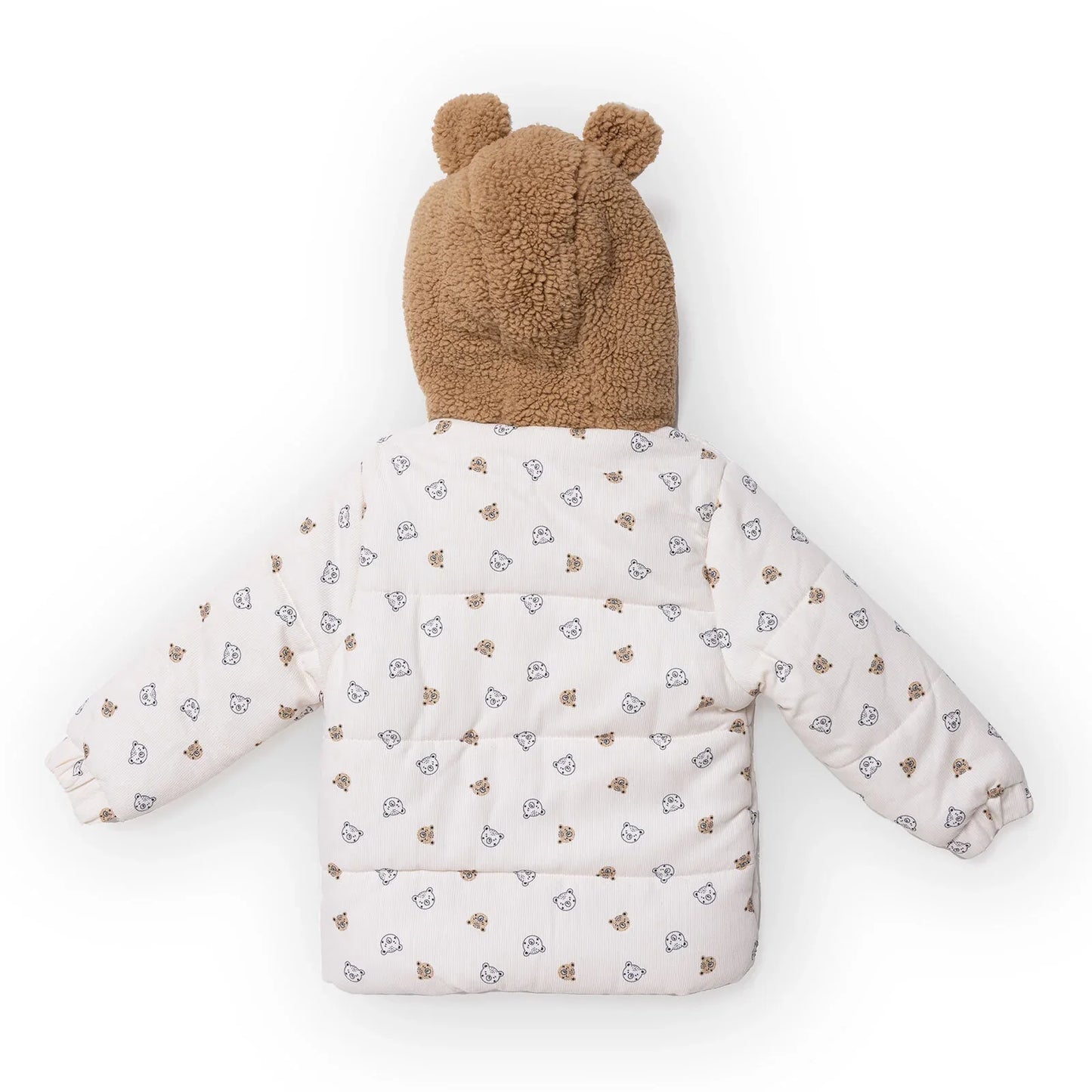 Midimod Coat - Ecru Printed