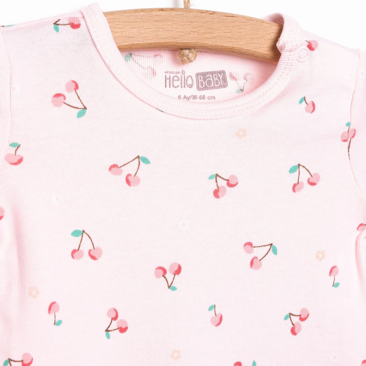 HelloBaby Girl Short Sleeve Bodysuit - Pink