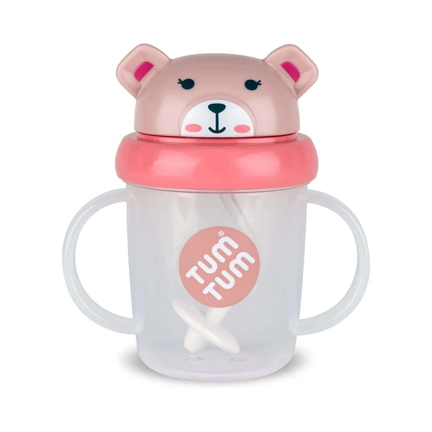 TUM TUM Betsy Bear Tippy Up Cup - Pink