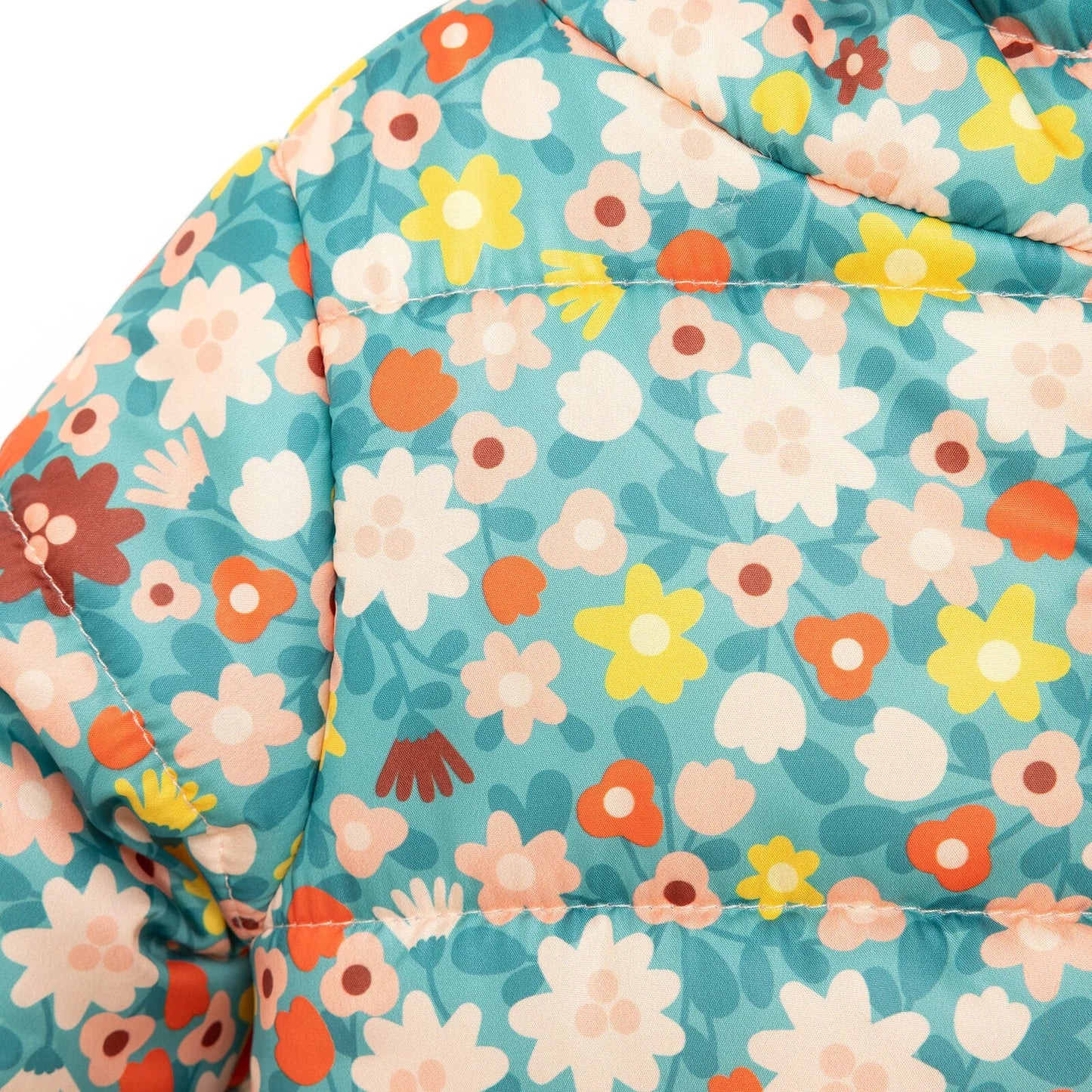 HelloBaby Basic Flower Printed Eared Coa - Printed