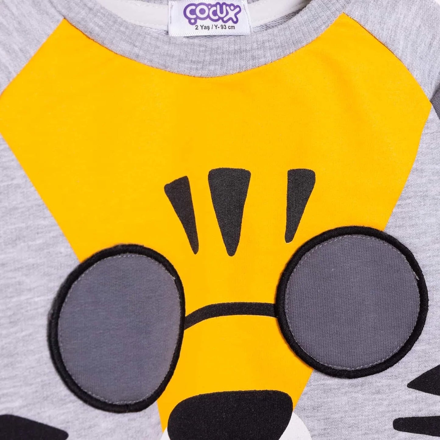 Cocux Animals Boy Jogging Set - Grey