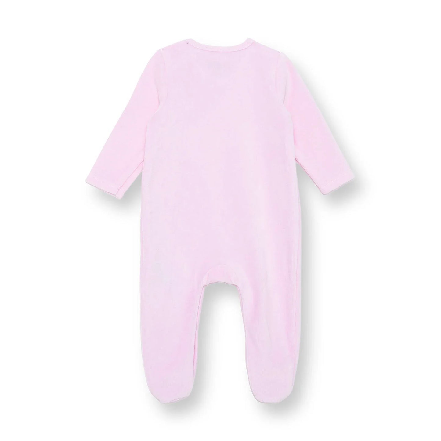 HelloBaby Newborn Velvet Footed Jumpsuit - Pink