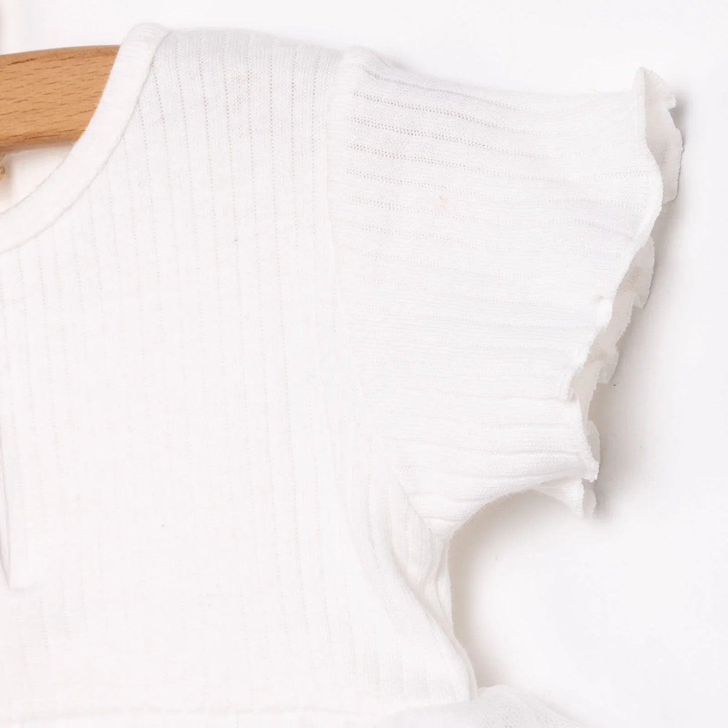 HelloBaby Newborn Girl Tulle Dress - Ecru