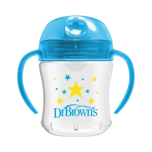 Dr. Brown's Soft Mouth Transition Cup 180ml - Blue