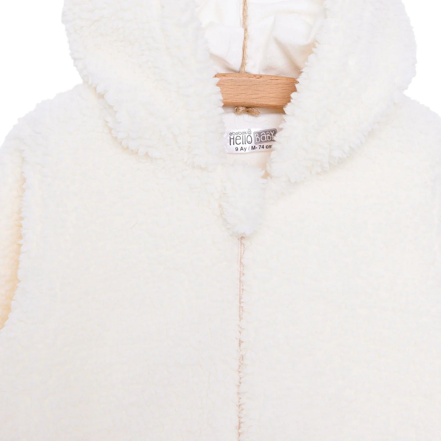 HelloBaby Newborn Unisex Baby Jumpsuit - Ecru