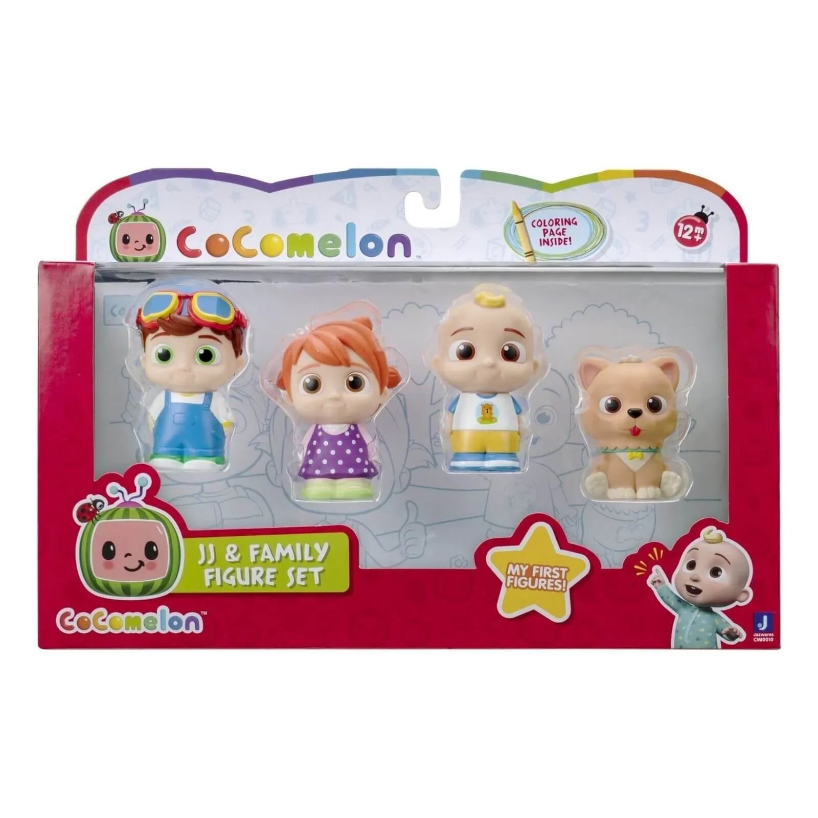 CoComelon JJ and Family Figure Set 4 pcs
