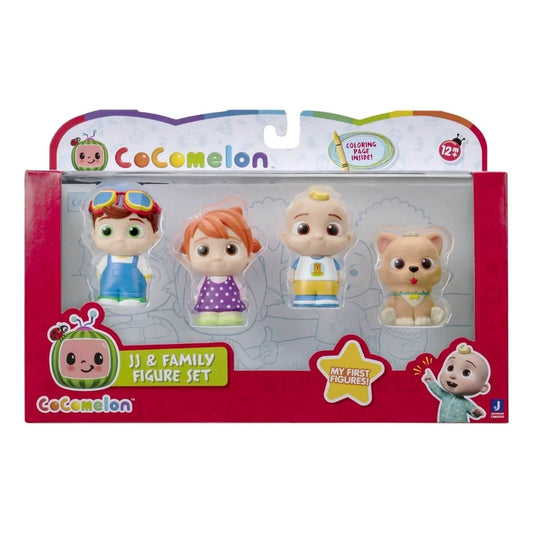 CoComelon JJ and Family Figure Set 4 pcs