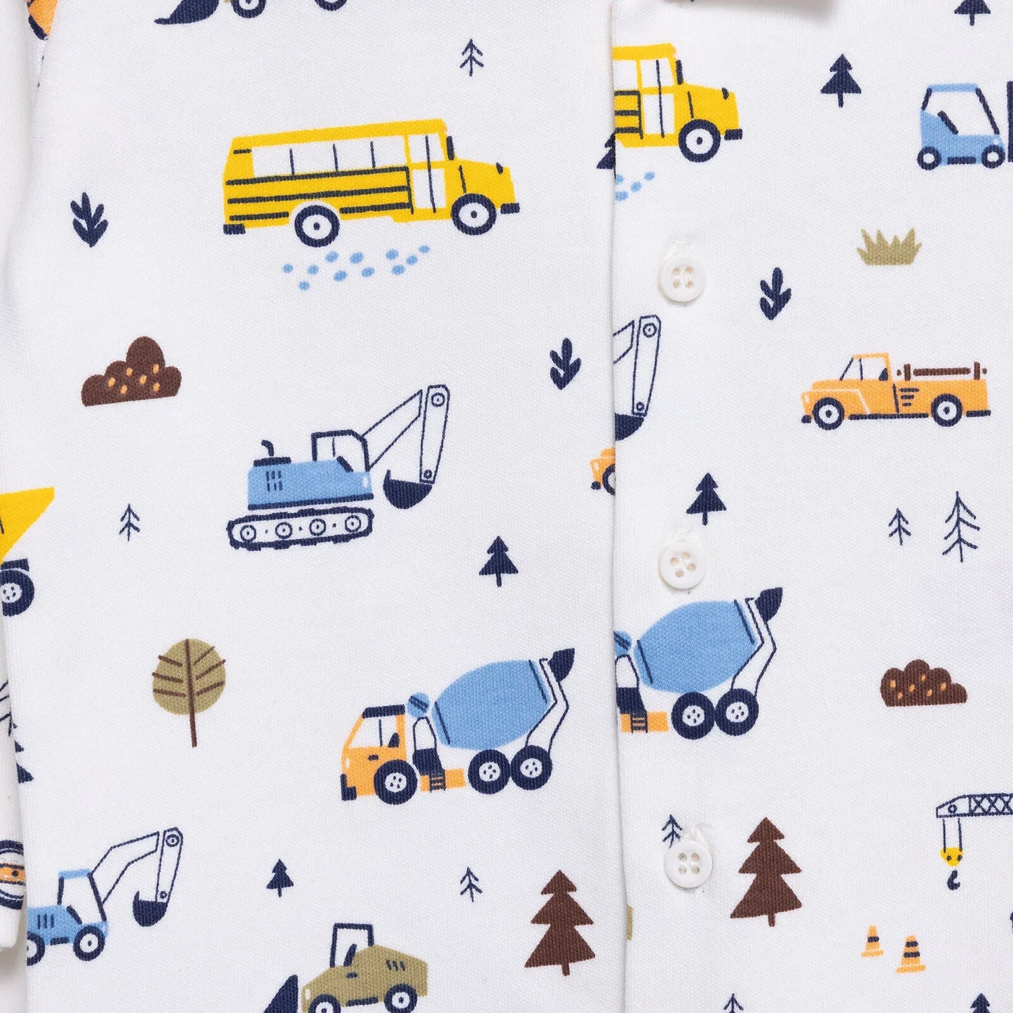 HelloBaby Boy Long Sleeve Pyjamas Set - White