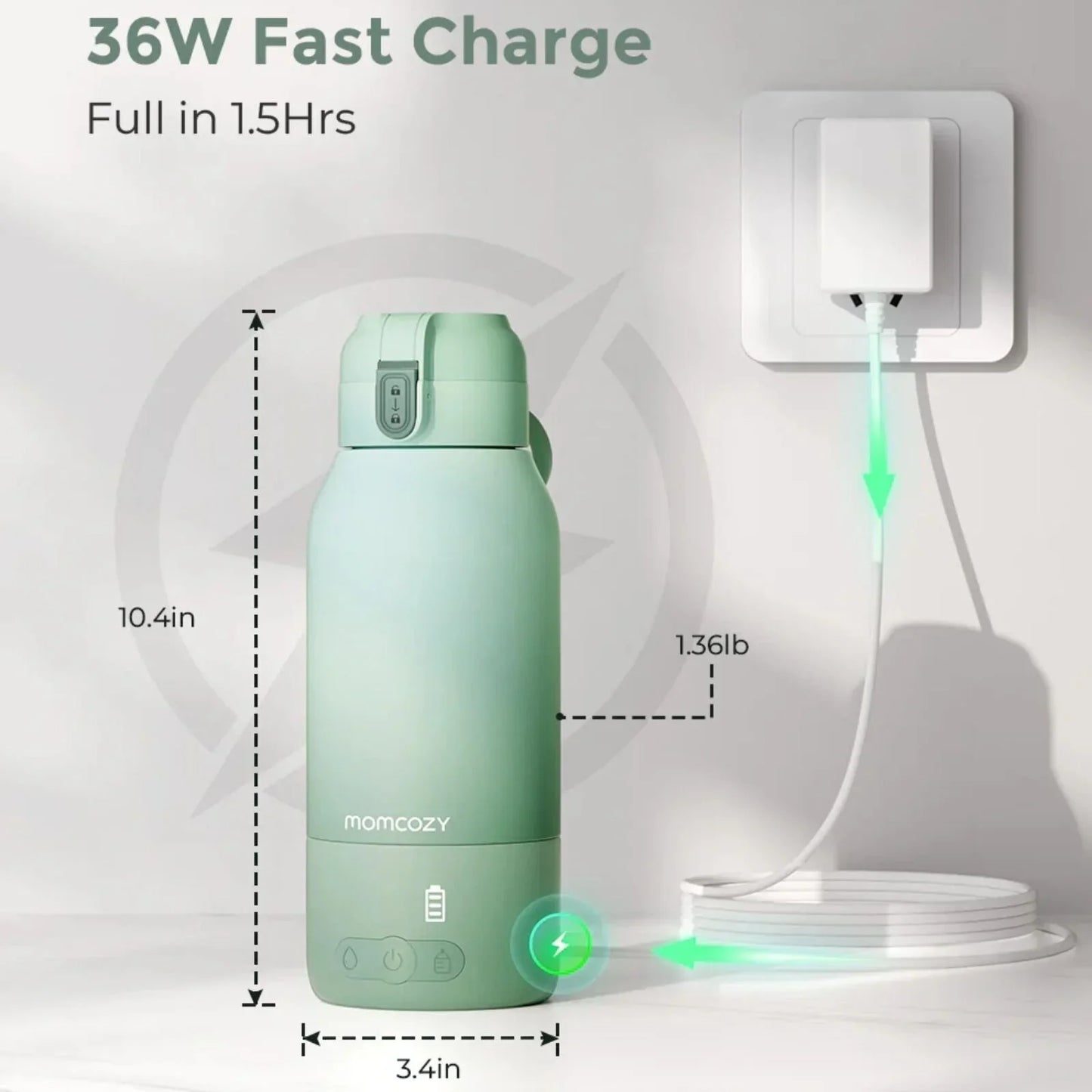 Momcozy Portable Milk Warmer for Travel