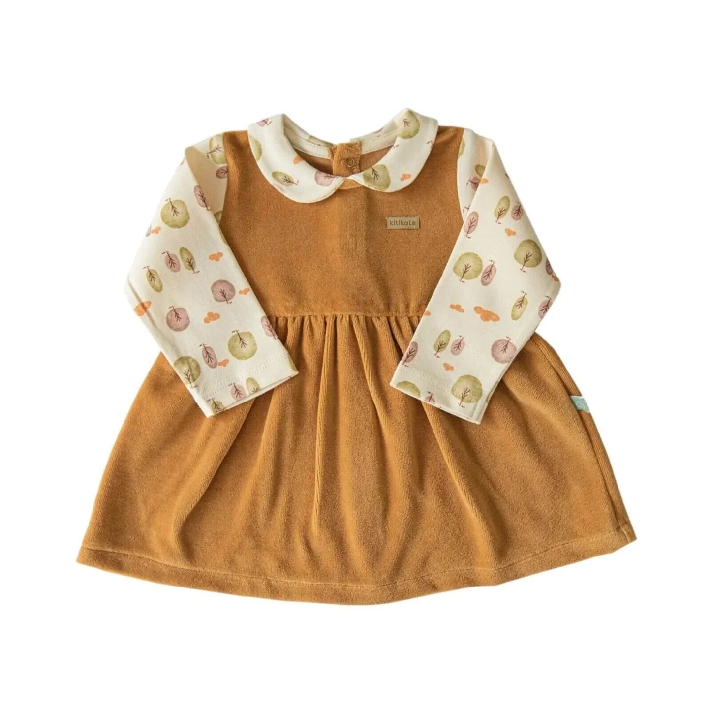 Kitikate Organic Wilma Dress - Mustard