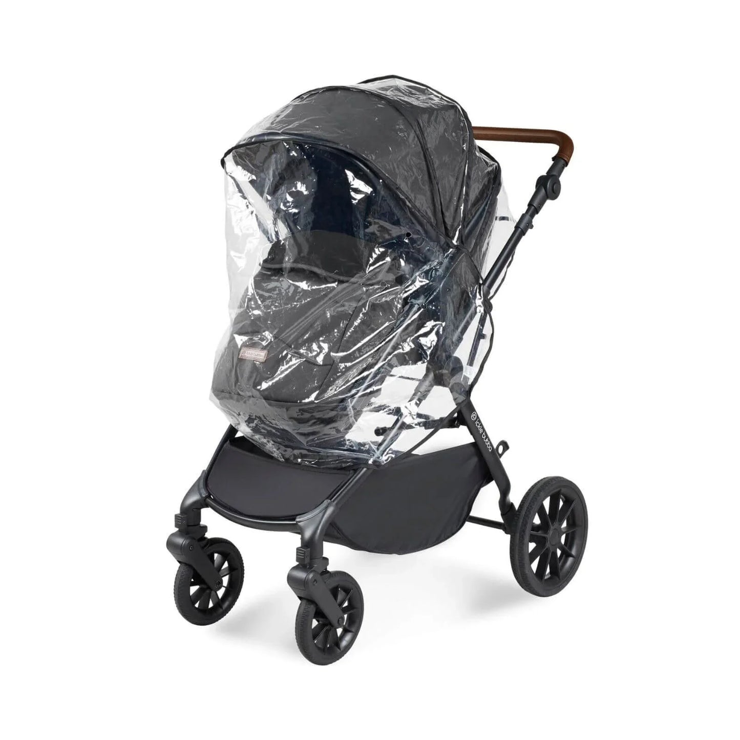 Ickle Bubba Cosmo 2-in-1 Pushchair & Carrycot - Black/Graphite Grey/Tan