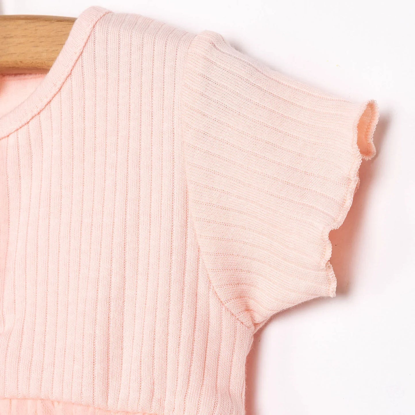 HelloBaby Newborn Girl Tulle Dress - Salmon