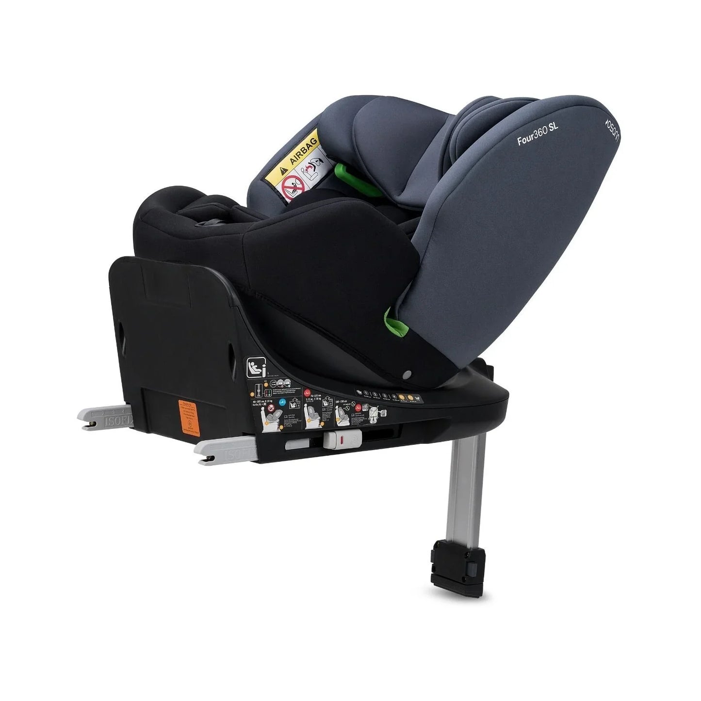 Osann Four360 0+/1/2/3 SL ECE R129/04 Car Seat - Black Grey