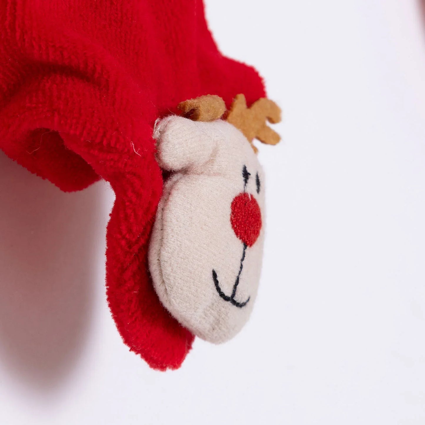 HelloBaby Newborn Velvet Footed Bottom - Red