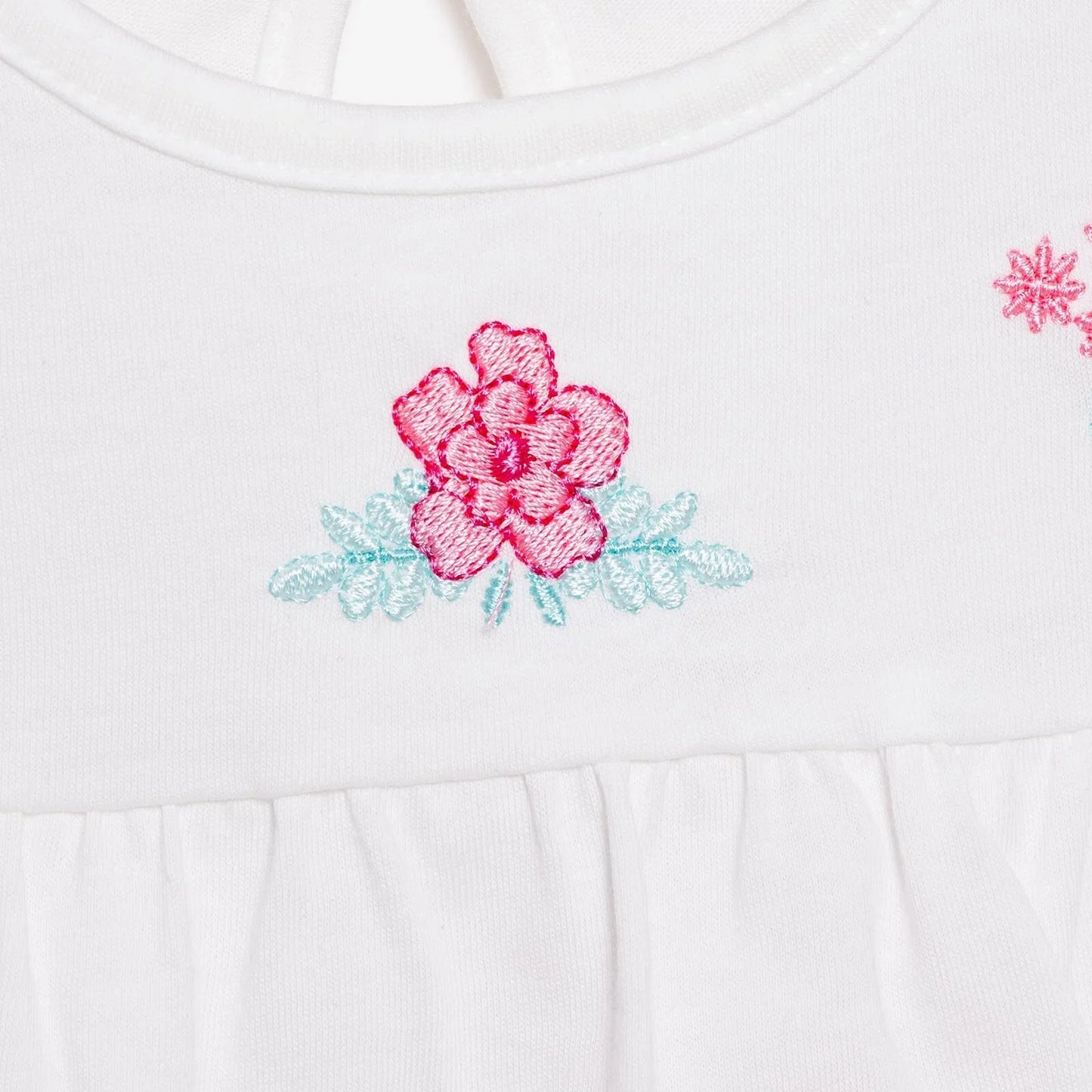 HelloBaby Little Blooms Girl T-shirt & Short - Ecru