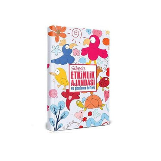 Süresiz Etkinlik Ajandası ve Planlama Defteri - Neşeli Hayvanlar