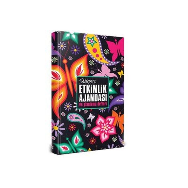 Süresiz Etkinlik Ajandası ve Planlama Defteri - Ebru
