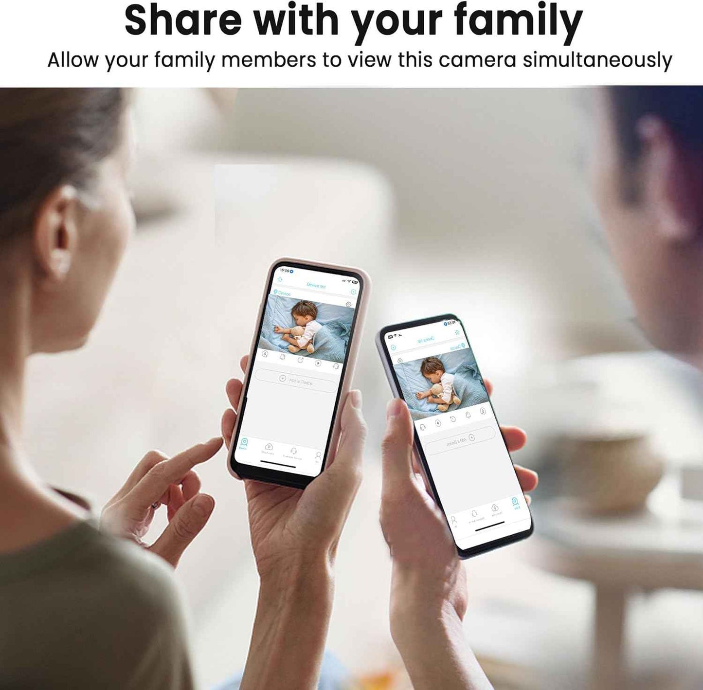 Wi-Fi Security Camera 2K FHD Cloud & SD Storage Motion Detection FREE 64GB Card